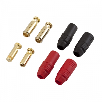 Konektory beziskrowe typu Gold (banan) 7,0 mm (200 A) - 2 pary - Jeti Model